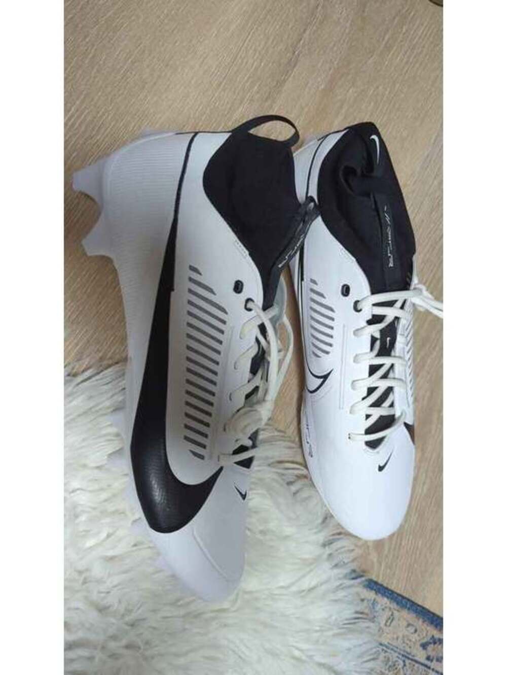 Men's Nike Vapor Edge Pro 360 2 Football Cleats White/Black FZ4267-100
